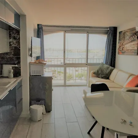 アパート Superbe 4 Pers Vue Centre Port Du Cap D'agde Neuf Climatise アグド