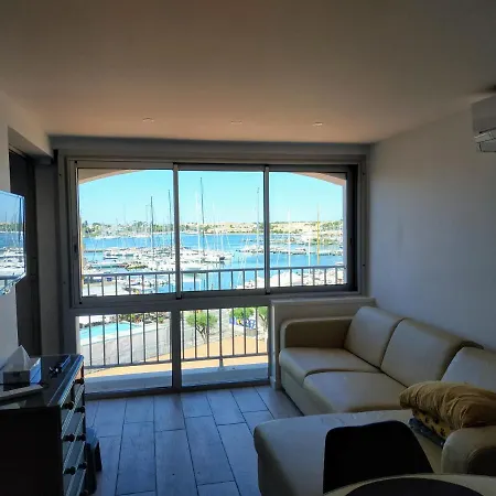 Superbe 4 Pers Vue Centre Port Du Cap D'agde Neuf Climatise アパート アグド
